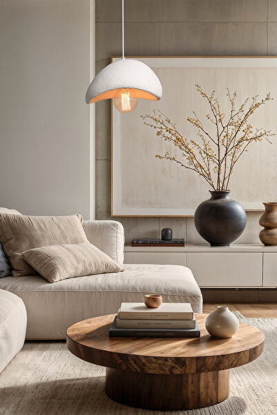 Modelight STONE TEKLİ SARKIT KÜÇÜK 30 CM - BETON AVİZE - SALON-OTURMA-ÇOCUK-YEMEK-YATAK ODASI-ANTRE-MUTFAK