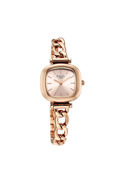 Titan Women's Analog Rose Gold Dial Watch - 95302WM01