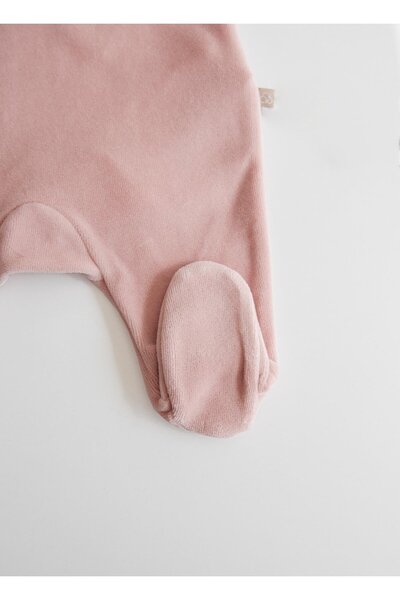 kitikate Organik Lily Salopet 2'li Takım Pembe