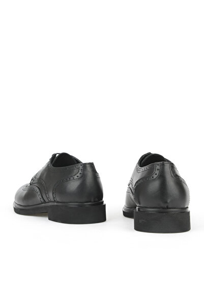 Ziya , Men's Genuine Leather Classic Shoes 1531056Z4613 Black