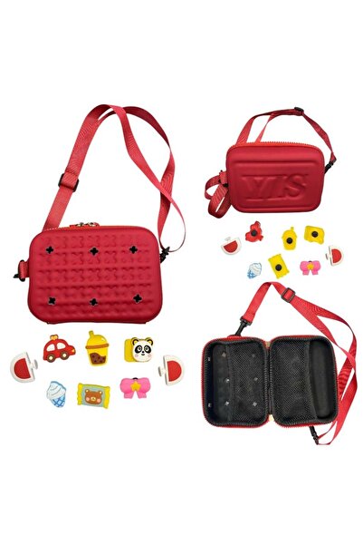 JML Shoulder Bag 17x12x6cm with Removable Accessories, Different Colors