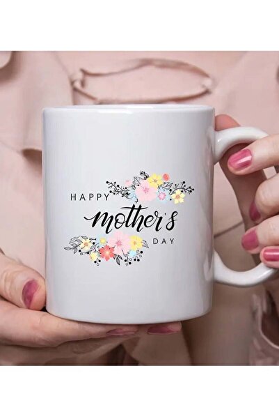 RYN مجموعة واحدة من أكواب القهوة بمناسبة عيد الأم السعيد، كوب سيراميك سعة 11 ...