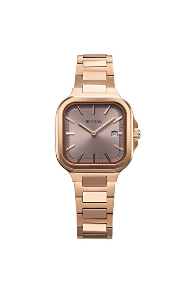 Titan Women's Analog Lavender Dial Watch - 95291WM01