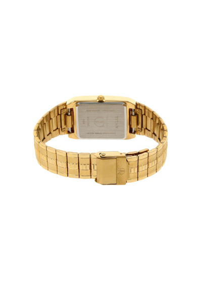 Titan Men's Analog Gold Dial Watch - 9151YM03