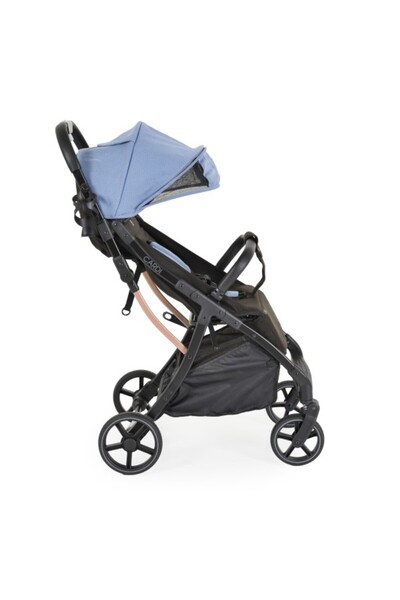 Moni Baby Stroller Age 0 Months - 3 Years, Cardy Blue, Easy and Quick Folding, Wide Seat, Front Whee