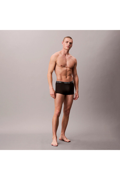 Calvin Klein Férfi logós, elasztikus derékpántos 3 részes fekete boxer LV00NB4409-UB1