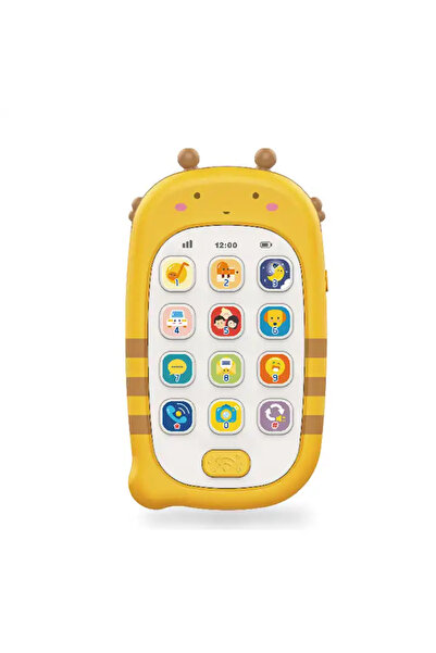 huanger - Kid's Musical Fun Animal Mobile Phone - Bee - Yellow