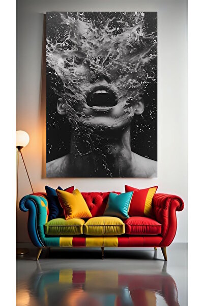 özkacar FOTOGRAFIE ABSTRACTĂ V3 Perete de acasă Salon de înfrumusețare Birou ...