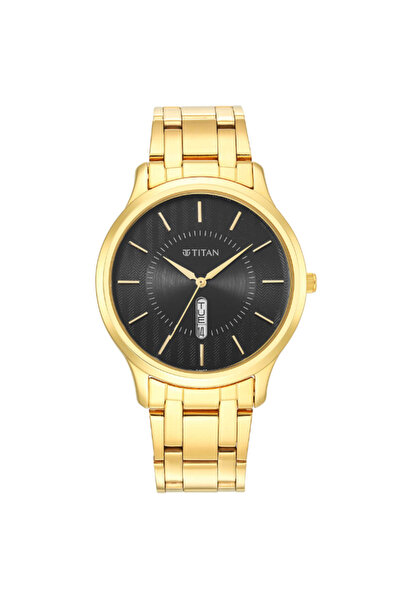 Titan Men's Analog Black Dial Watch - 1825YM02