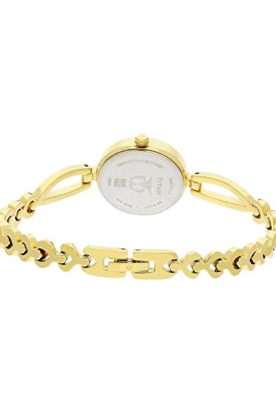 Titan Women's Analog Champagne Dial Watch - 2601YM01