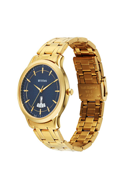 Titan Men's Analog Blue Dial Watch - 1825YM13