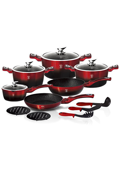 Other BERLINGER HAUS BLACK BURGUNDY POTS LINE 15 ELE BH-1632