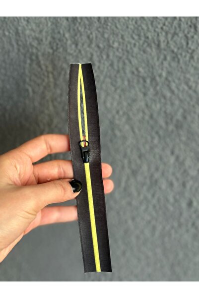 Gönülden Tasarım Лимоненожълт лентов скрит цип 18x2 см