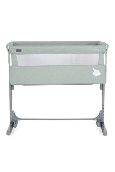 Moni Baby Cot 3 in 1, Mystery Green, Co-Sleeping Function, Swing, Anti-Reflux System, Adjustable Hei