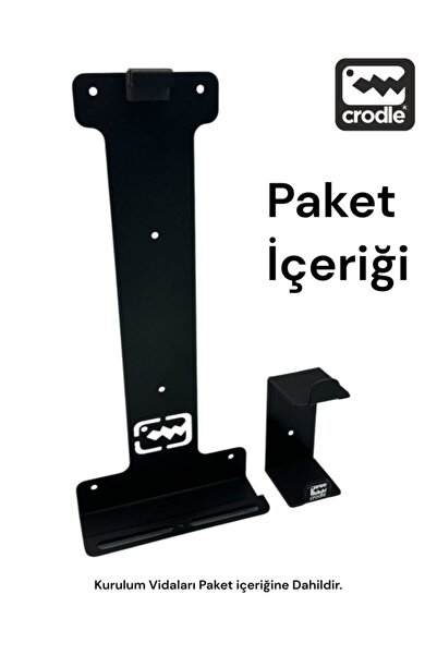 Crodle Playstation 5 Pro Duvar Standı ve Joystick Duvar Standı Gaming Aksesuar