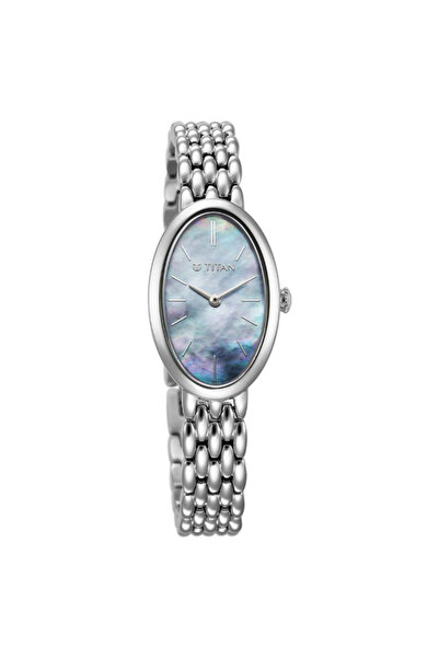 Titan Women's Analog Mother Of Pearl Dial Watch - 95246SM01