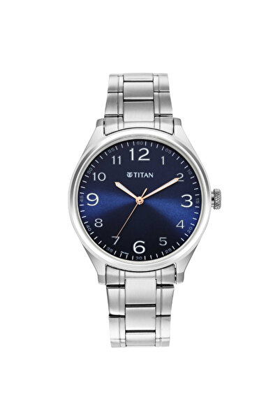 Titan Men's Analog Blue Dial Watch - 1802SM05