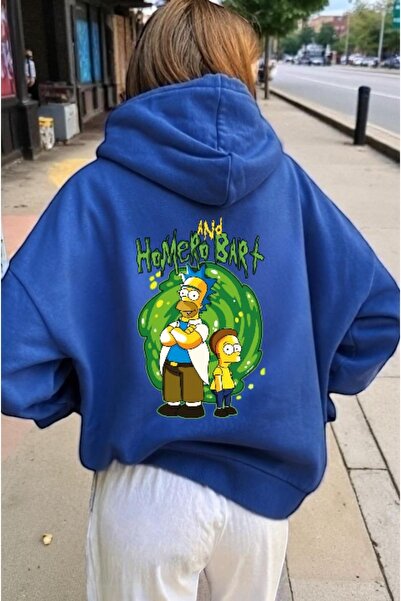 ArtYus سويت شيرت هوميرا بارت للجنسين مصنوع من القطن المطبوع حسب الطلب ذو مقاس كبير