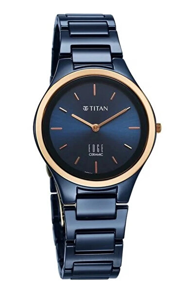 Titan Women's Analog Blue Dial Watch - 2653KC11