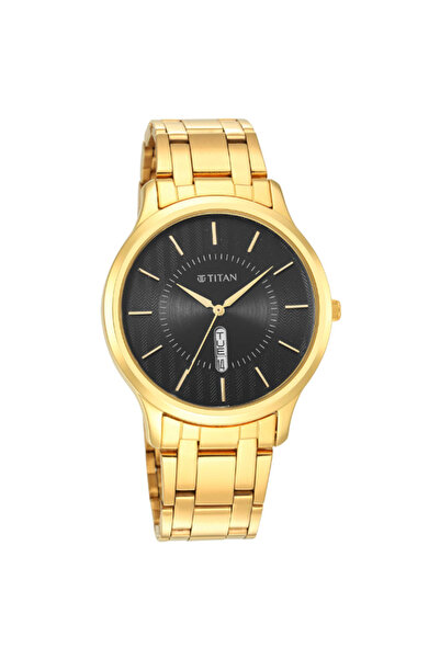 Titan Men's Analog Black Dial Watch - 1825YM02