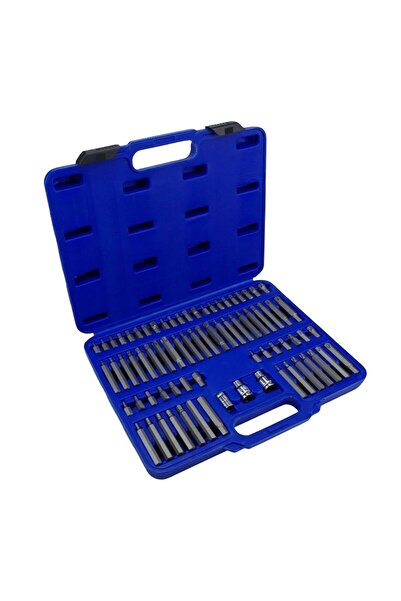 Nt Tools 75 Pieces Torx, Perforated Torx, Allen, Ribe and m Type Bits Set Crv...