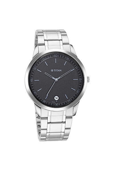 Titan Men's Analog Black Dial Watch - 1806SM02