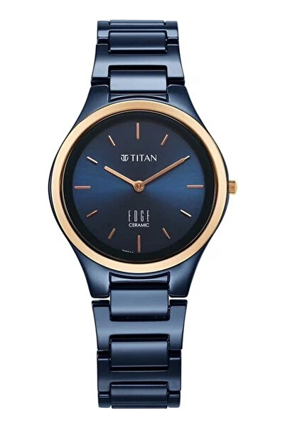 Titan Women's Analog Blue Dial Watch - 2653KC11