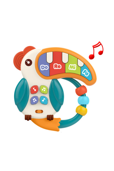huanger - Baby Musical Piano Toy with Lights & Melodies - Multicolor