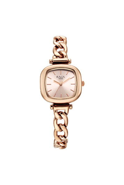 Titan Women's Analog Rose Gold Dial Watch - 95302WM01