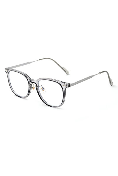 Angel Eyes Transparent Gray Blue Light Protection Unisex Computer Glasses