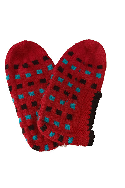 hepsi bir arada sepet Hand-Knitted Winter Booties