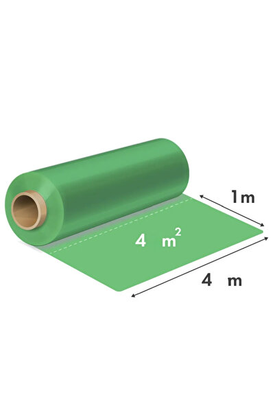 Agroclima Folie construcții 4m latime, verde- 120 microni- 17 metri lungime