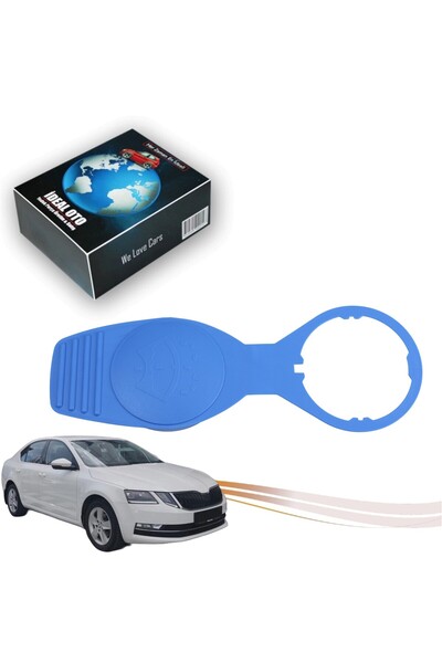 İDEAL OTOMOTİV Skoda Octavia Superb Rapid Yeti Cam Su Depo Kapağı - OEM: 1K09...