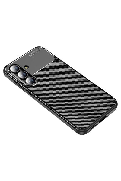 Techsuit Θήκη Samsung Galaxy S25 FE από ανθρακονήματα, μαύρη