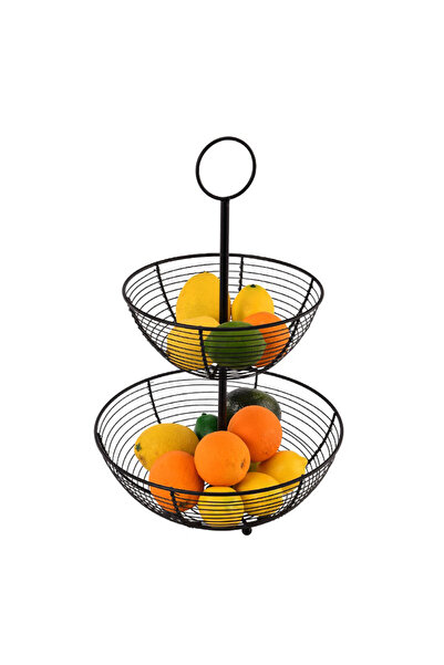 Other TIERED BASKET FRUIT PLATE LOFT E-8129