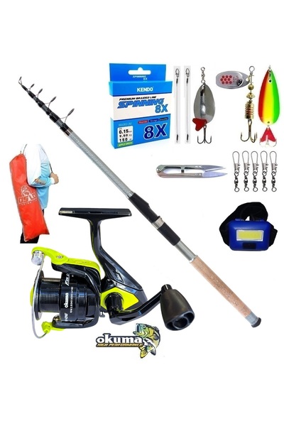 Oslo Okuma Fın Chaser 4000 270cm 60-120gr Remixon Carbo-x Turna Tele Spin Olt...