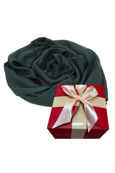 FashionForYou Esarfa tip sal, din material subtire cu casmir, in cutie cadou,...