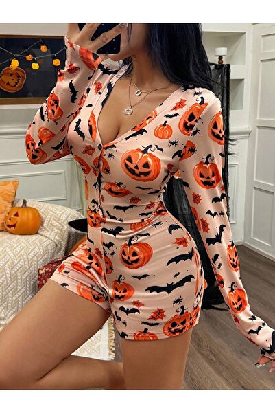the DIFFerent Πιτζάμες με μακρυμάνικο σορτς για το Halloween