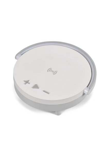 Earldom Wireless Charger Bluetooth Control Music Bedside Lamp Dimmable 4 In 1 Touch Light