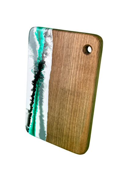 CVCWOOD Epoxy Presentation and Cutting Board 35 cm X 25 cm