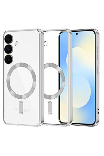 Techsuit Carcasă premium MagSafe de lux cu cristal pentru Samsung Galaxy S25 ...