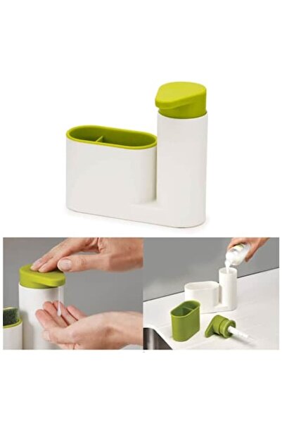 ANGMAD Set 2in1, dispenser detergent si suport burete bucatarie, organizator ...