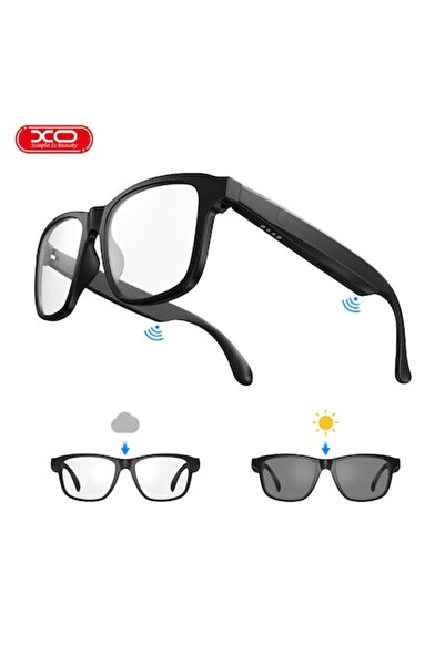Xo Smart Sunglasses with Photochromic Lenses, Touch & Voice Control, Bluetooth, 8h Music Playback, B