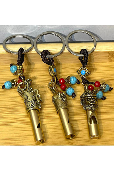 RiverWorld River World Keychain Figured Whistle Metal