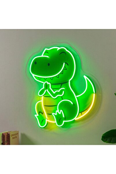 KAMER NEON LED IŞIKLI POP ART SEVİMLİ DİNAZOR
