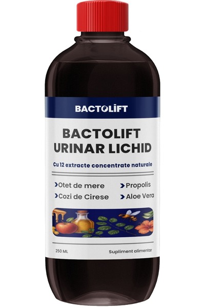 SanoLift Strong Liquid Supplement for Urinary Tract Infections with Antiseptic Effect - BactoLift Urinary Liquid