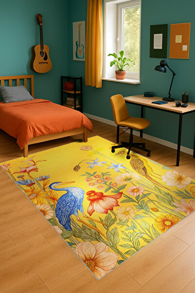 Rugs Modern Halı MOSSO Μοτίβο λουλουδιών με σχέδιο υφαντής βάσης Vintage Διακ...