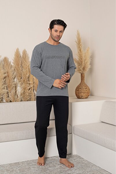 Sude HOMEWEAR Чоловічий комплект піжами з довгим рукавом