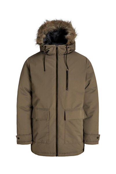Jack & Jones Jjcharlie Detachable Faux Fur Parka Men's Fur Detailed Parka - Stylish and Functional