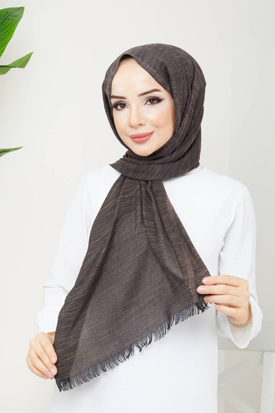 Feiza Collection Pamuklu Soft Kahverengi Şal